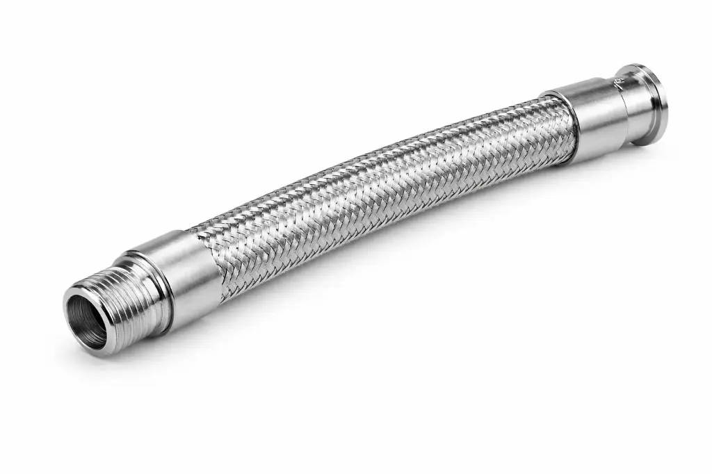 Flexibilní nerezová hadice L=500, 1"male závit - 50,5 clamp