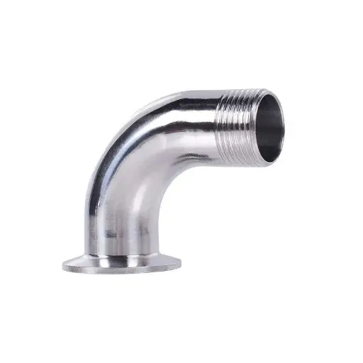 [12215] Koleno 90° clamp 50,5 × 3/8" vnější závit