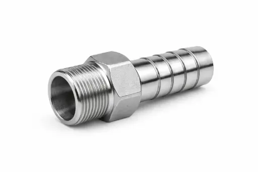 [13705] Nerezová hadicová spojka  1" vnější - hadice 1"