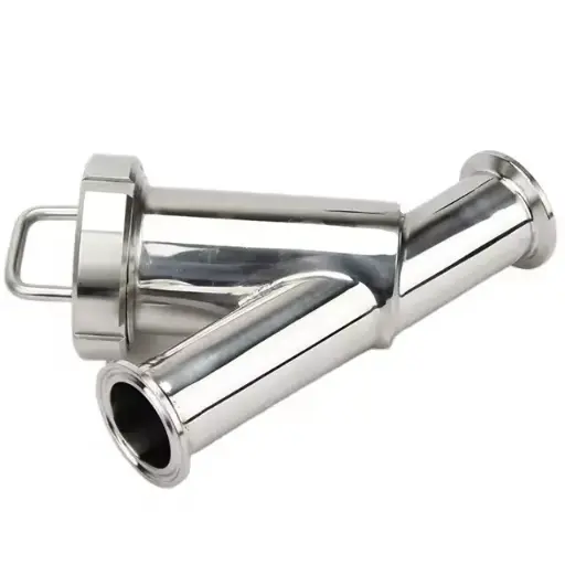 [15109] Filtr 0,5mm pore size, y typ, DN25 ,průběžný, clamp 50